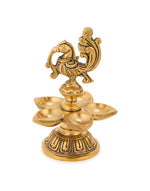 Brass Mehnoor Antiqued Oil Lamp