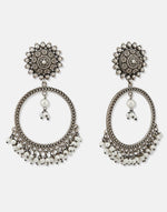 Metal Chand Bali Earrings