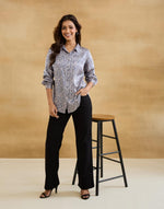 Beige Rayon Blend Allure Shirt