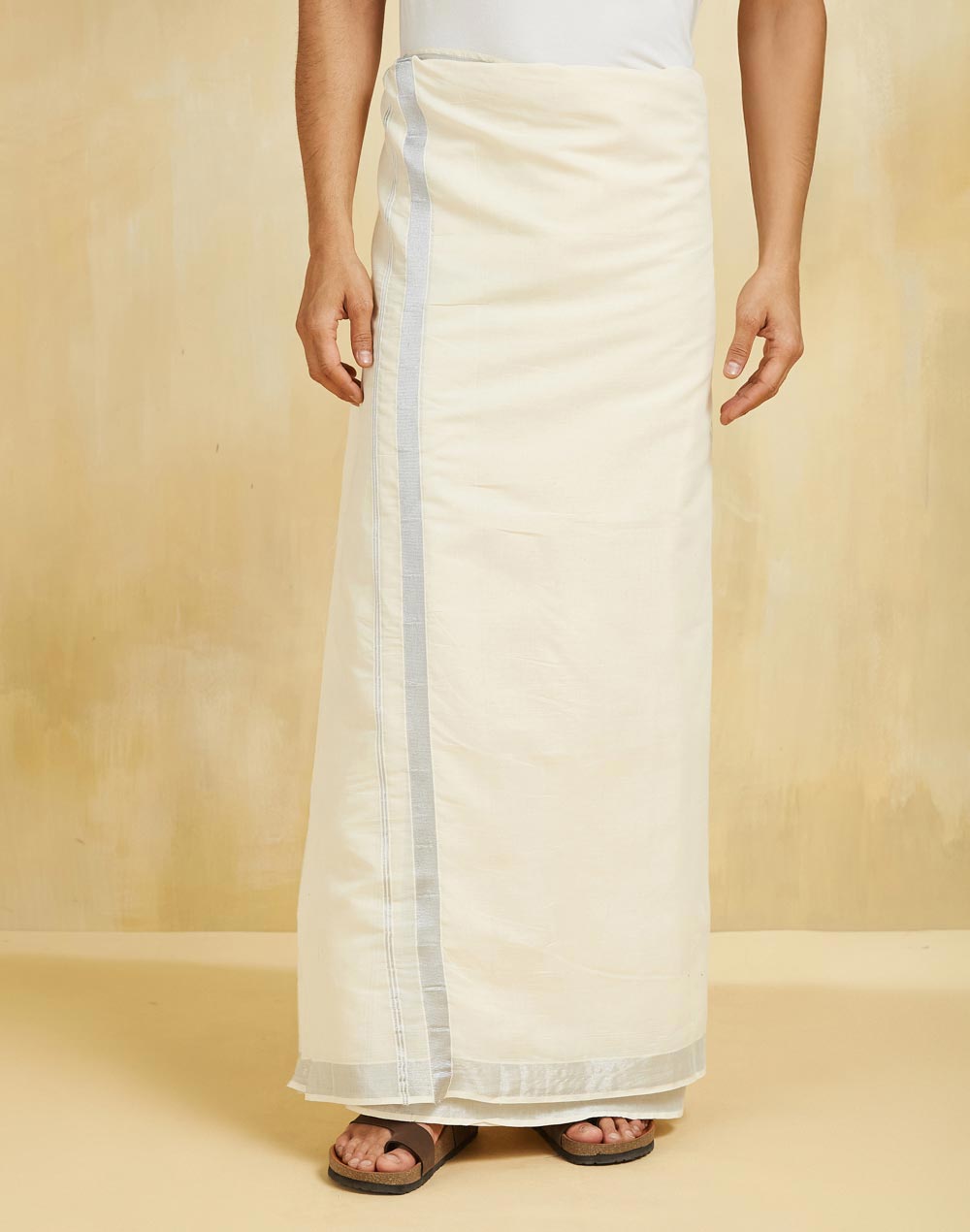Natural Cotton Blend Veshti Dhoti