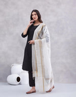 Natural Cotton Silk Printed Dupatta