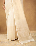 Natural Cotton Silk Blend Sari
