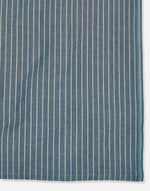 Navy Nile Stripe Cotton Bed Sheet With 2 Pillow Covers