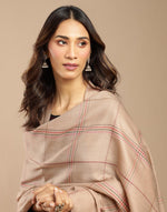 Beige Wool Shawl