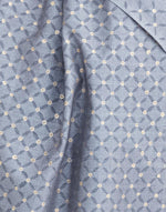 Grey Silk Hand Block Printed Stole