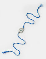 Multi Metal Floral Oxidised Rakhi