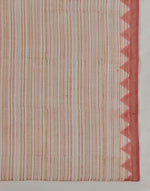 Pink Cotton Silk Hand Block Printed Sari