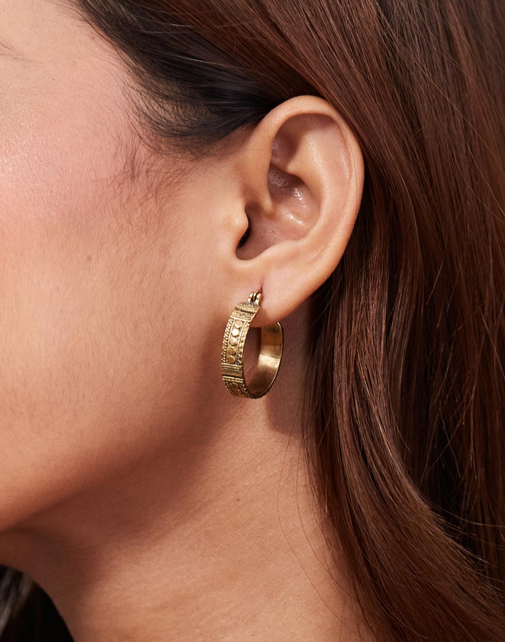 Metal Hoops Earrings
