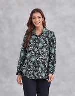 Black Cotton Printed Shirt