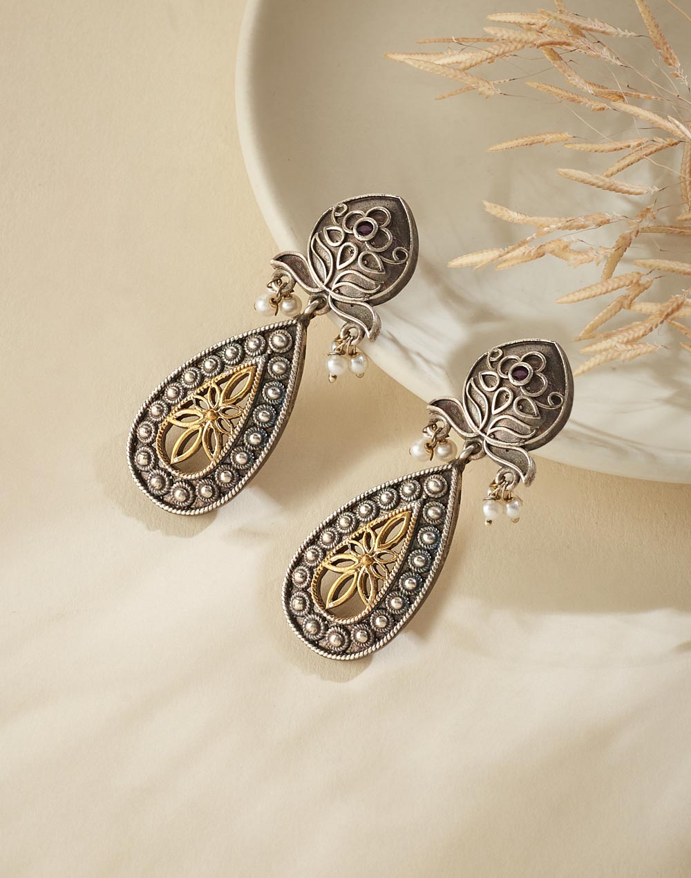 Metal Dangler Earrings