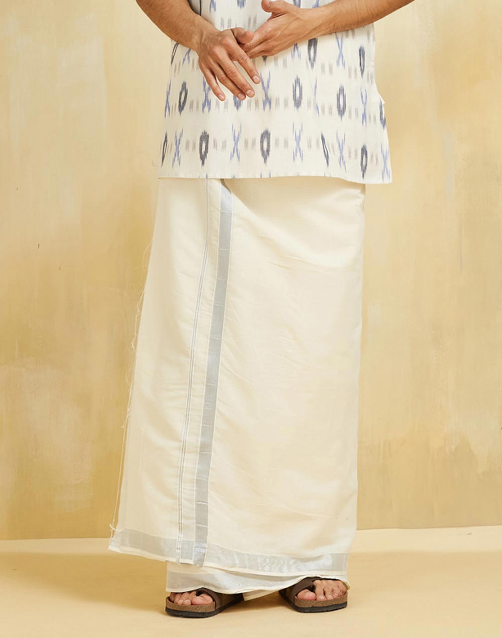 Natural Cotton Blend Veshti Dhoti